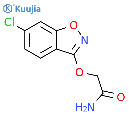 ACETAMIDE, 2-[(6-CHLORO-1,2-BENZISOXAZOL-3-YL)OXY]- structure