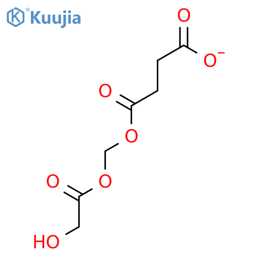 Butanedioic acid, mono[[(hydroxyacetyl)oxy]methyl] ester structure