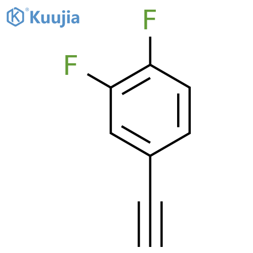 3,4-Difluorophenylacetylene structure