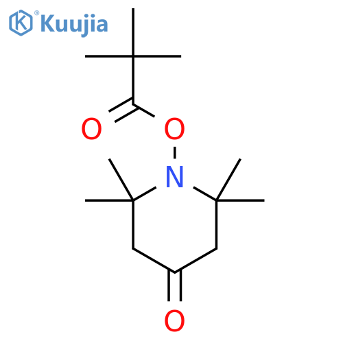 4-Piperidinone, 1-(2,2-dimethyl-1-oxopropoxy)-2,2,6,6-tetramethyl- structure