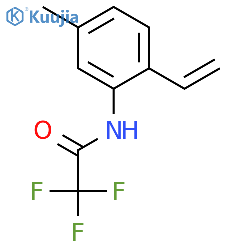 Acetamide, N-(2-ethenyl-5-methylphenyl)-2,2,2-trifluoro- structure