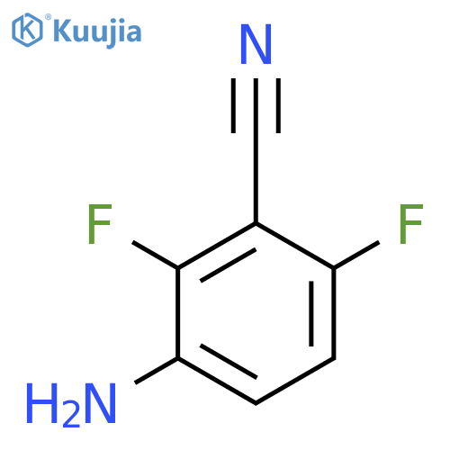 3-Amino-2,6-difluorobenzonitrile structure