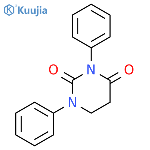 2,4(1H,3H)-Pyrimidinedione, dihydro-1,3-diphenyl- structure