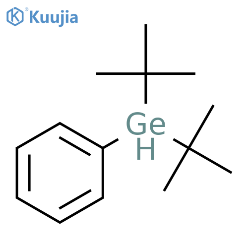 Germane, bis(1,1-dimethylethyl)phenyl- structure