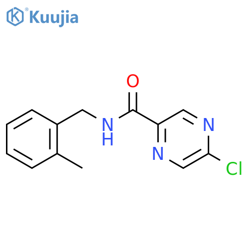 5-Chloro-N-(2-methylbenzyl)pyrazine-2-carboxamide structure