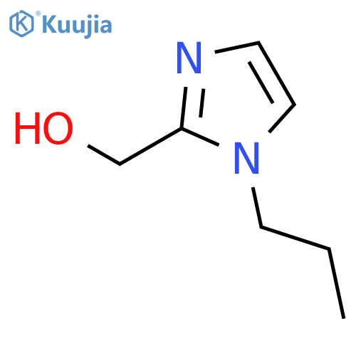 (1-propyl-1H-imidazol-2-yl)methanol structure