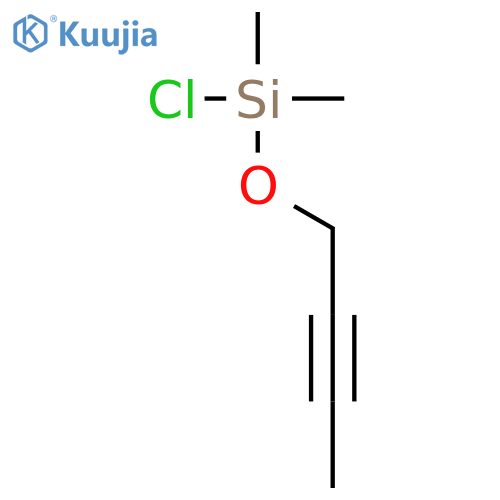 Silane, (2-butynyloxy)chlorodimethyl- structure