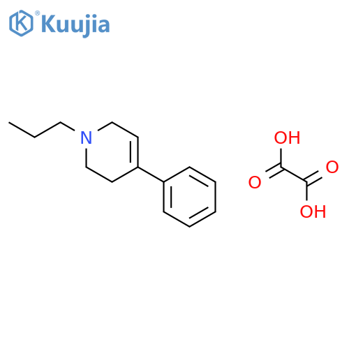 oxalic acid;4-phenyl-1-propyl-3,6-dihydro-2H-pyridine structure