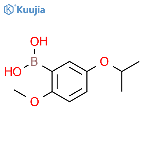 (5-Isopropoxy-2-methoxyphenyl)boronic acid structure