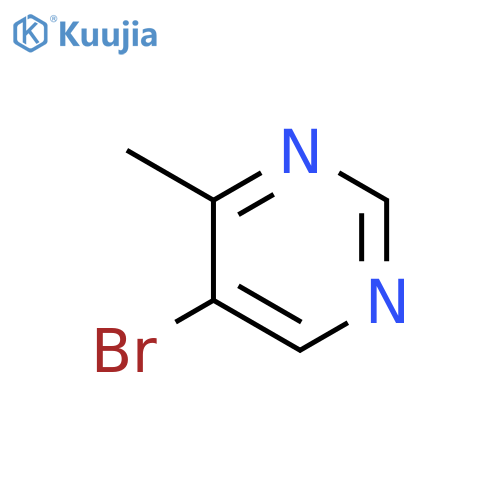 5-Bromo-4-methylpyrimidine structure