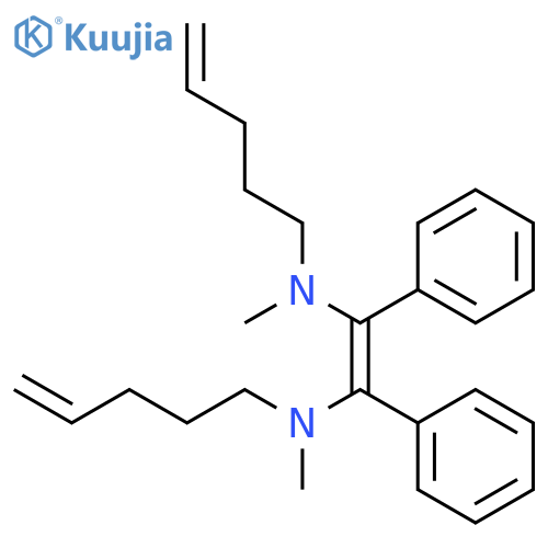 1,2-Ethenediamine, N,N'-dimethyl-N,N'-di-4-pentenyl-1,2-diphenyl-, (Z)- structure