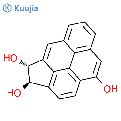Cyclopenta[cd]pyrene-3,4,10-triol, 3,4-dihydro-, trans- structure