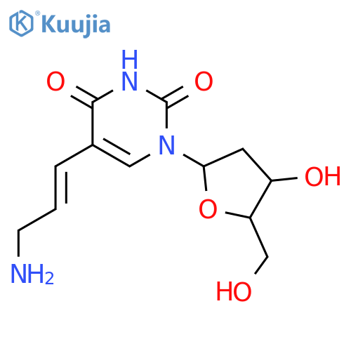 Uridine, 5-(3-amino-1-propenyl)-2'-deoxy- structure