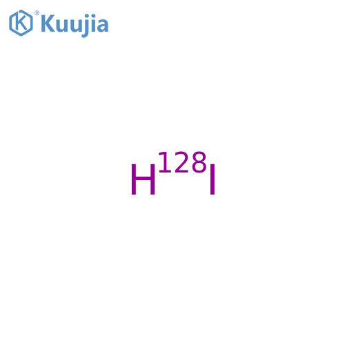 Iodine, isotope of mass128, at. structure