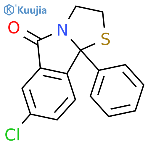 Thiazolo[2,3-a]isoindol-5(9bH)-one, 7-chloro-2,3-dihydro-9b-phenyl- structure