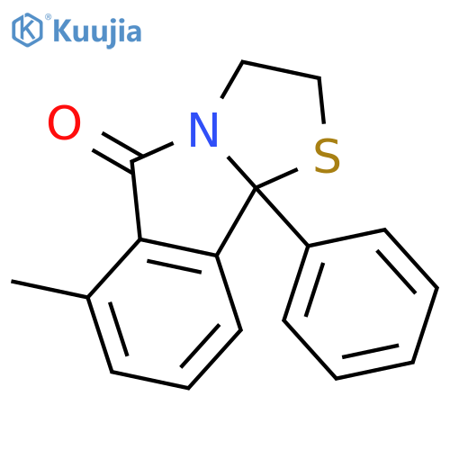Thiazolo[2,3-a]isoindol-5(9bH)-one, 2,3-dihydro-6-methyl-9b-phenyl- structure