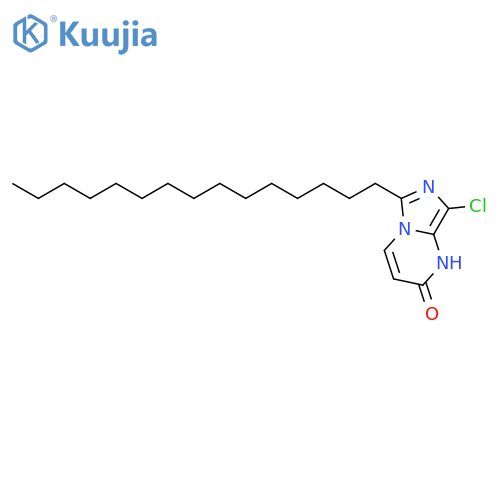 8-Chloro-6-pentadecylimidazo[1,5-a]pyrimidin-2(1H)-one structure