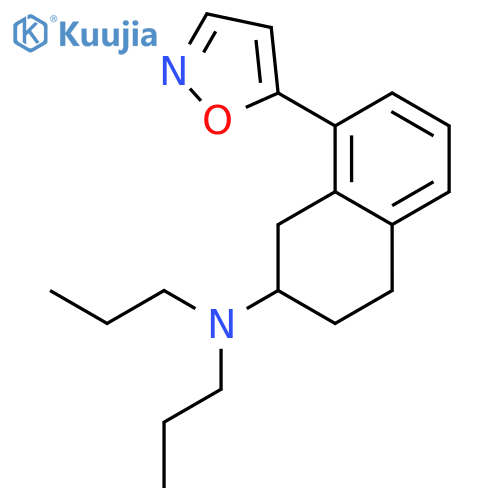 2-Naphthalenamine, 1,2,3,4-tetrahydro-8-(5-isoxazolyl)-N,N-dipropyl- structure