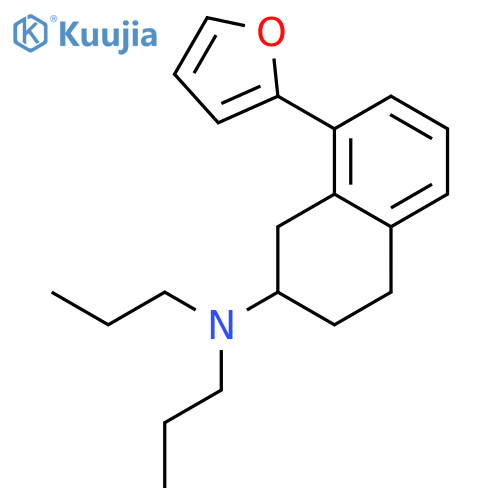 2-Naphthalenamine, 8-(2-furanyl)-1,2,3,4-tetrahydro-N,N-dipropyl- structure