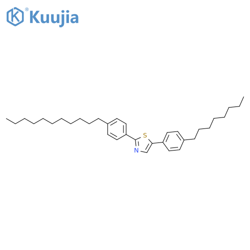 Thiazole, 5-(4-octylphenyl)-2-(4-undecylphenyl)- structure
