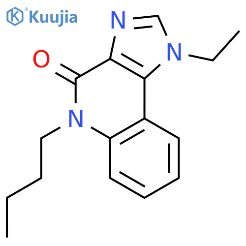 4H-Imidazo[4,5-c]quinolin-4-one, 5-butyl-1-ethyl-1,5-dihydro- structure