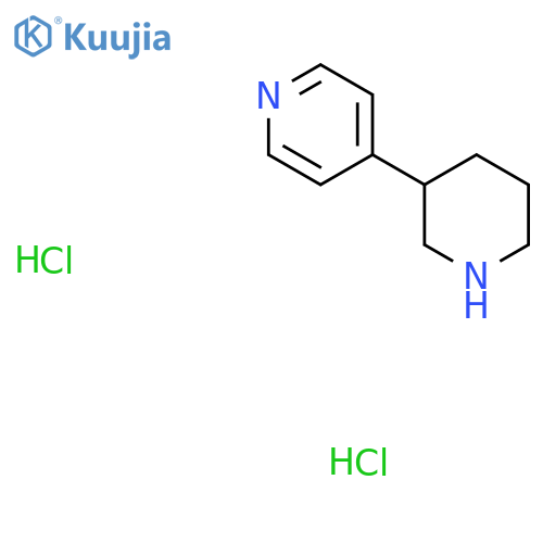 4-(Piperidin-3-yl)pyridine dihydrochloride structure