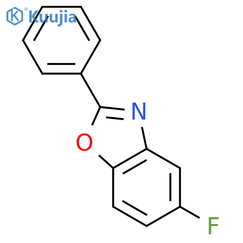 Benzoxazole, 5-fluoro-2-phenyl- structure