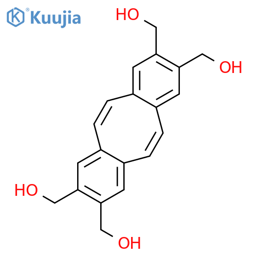 Dibenzo[a,e]cyclooctene-2,3,8,9-tetramethanol structure