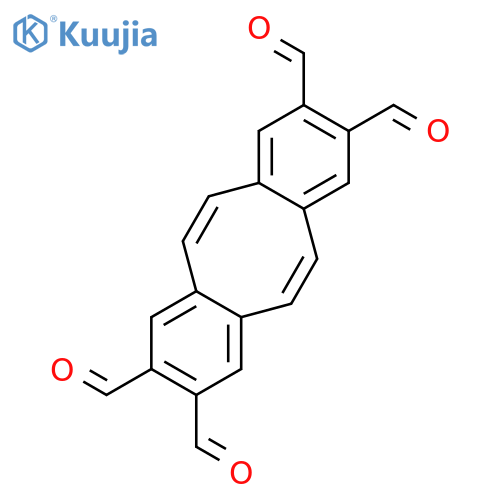 Dibenzo[a,e]cyclooctene-2,3,8,9-tetracarboxaldehyde structure