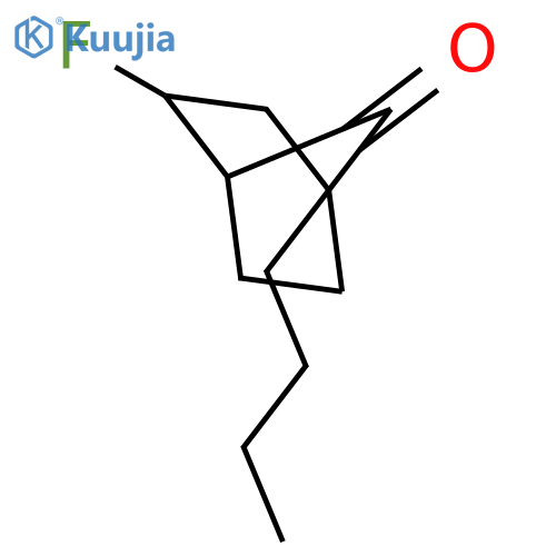 Bicyclo[2.2.1]heptan-7-one, 1-butyl-3-fluoro- structure