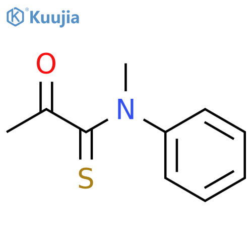 Propanethioamide, N-methyl-2-oxo-N-phenyl- structure