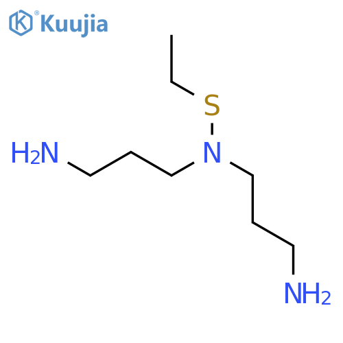 Ethanesulfenamide, N,N-bis(3-aminopropyl)- structure