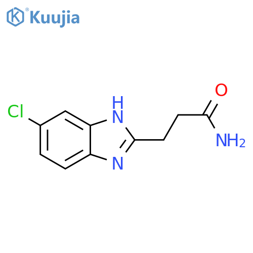 1H-Benzimidazole-2-propanamide, 5-chloro- structure