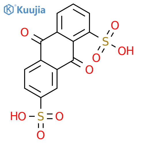 1,7-Anthracenedisulfonicacid, 9,10-dihydro-9,10-dioxo- structure