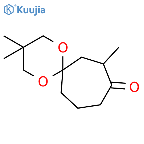 1,5-Dioxaspiro[5.6]dodecan-9-one, 3,3,8-trimethyl-, (±)- structure