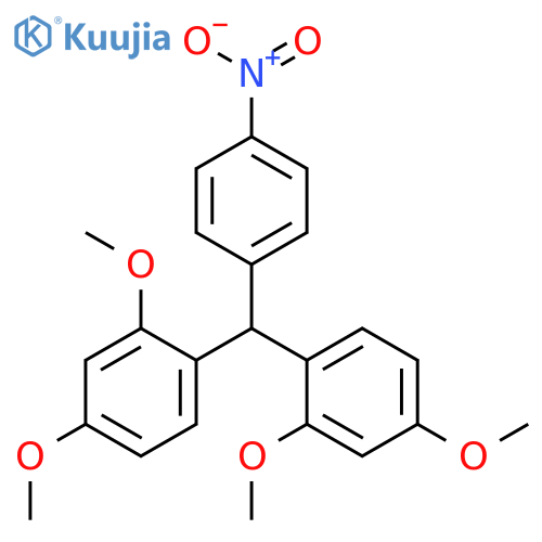 BENZENE, 1,1'-[(4-NITROPHENYL)METHYLENE]BIS[2,4-DIMETHOXY- structure