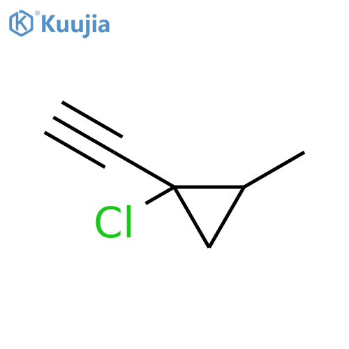Cyclopropane, 1-chloro-1-ethynyl-2-methyl- structure