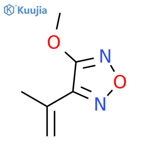 1,2,5-Oxadiazole, 3-methoxy-4-(1-methylethenyl)- structure