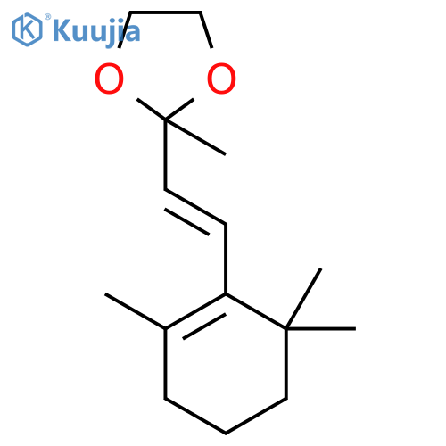 1,3-Dioxolane,2-methyl-2-[(1E)-2-(2,6,6-trimethyl-1-cyclohexen-1-yl)ethenyl]- structure
