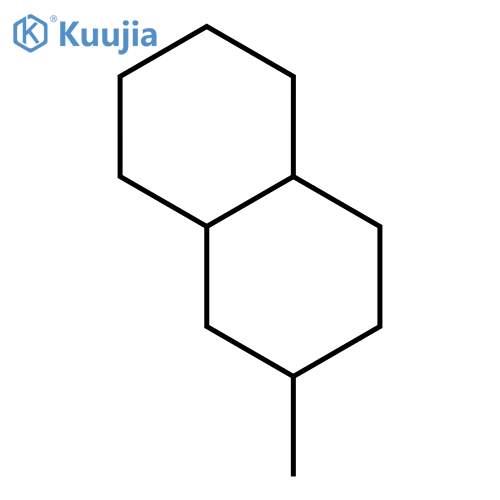 Naphthalene,decahydro-2-methyl-, (2R,4aR,8aR)-rel- structure