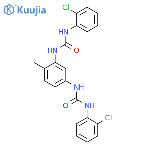 Urea, N,N''-(4-methyl-1,3-phenylene)bis[N'-(2-chlorophenyl)- structure