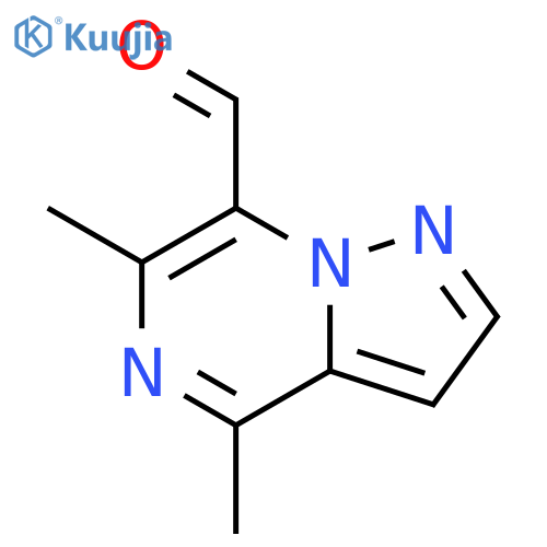 Pyrazolo[1,5-a]pyrazine-7-carboxaldehyde,4,6-dimethyl- structure