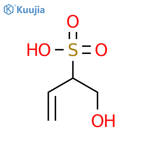 3-Butene-2-sulfonic acid, 1-hydroxy- structure