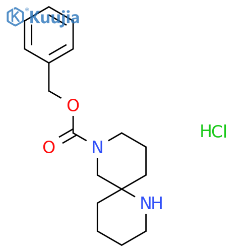 Benzyl 1,8-diazaspiro[5.5]undecane-8-carboxylate hydrochloride structure