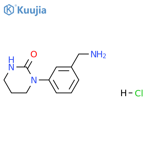 3-[3-(Aminomethyl)phenyl]-tetrahydropyrimidin-2(1H)-one hydrochloride structure