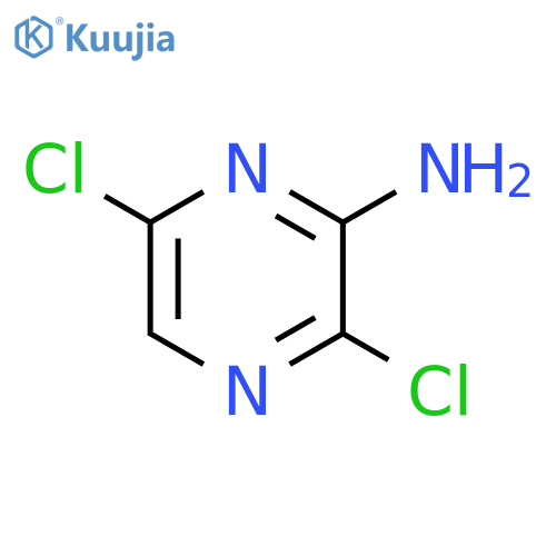 3,6-Dichloropyrazin-2-amine structure
