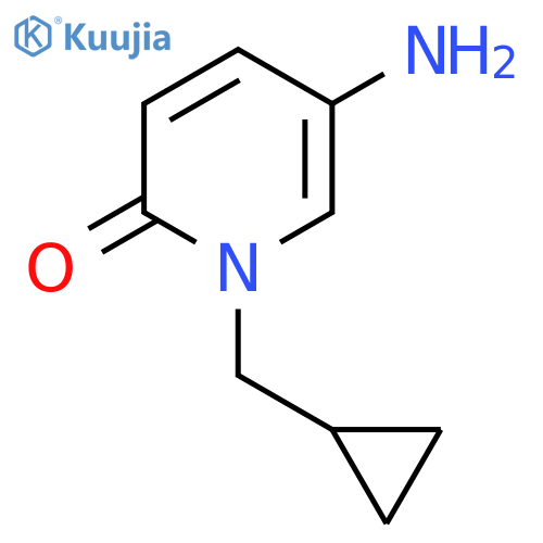 5-amino-1-(cyclopropylmethyl)pyridin-2-one structure