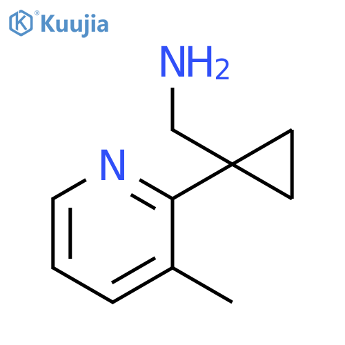 1-(3-methylpyridin-2-yl)cyclopropylmethanamine structure