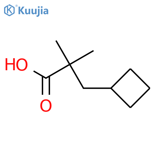 3-Cyclobutyl-2,2-dimethylpropanoic acid structure