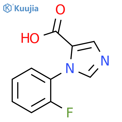 1-(2-Fluorophenyl)-1H-imidazole-5-carboxylic acid structure